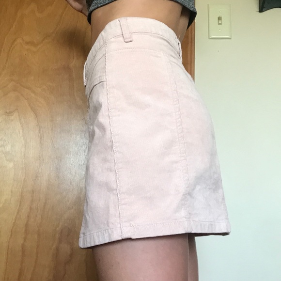 Women’s forever 21 baby pink corduroy mini skirt - Picture 4 of 5